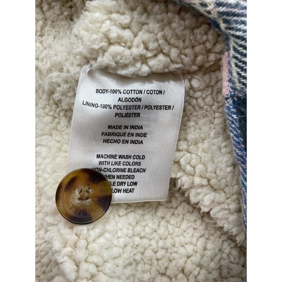 O’Neill Sherpa Lined Flannel Shirt Jacket Size S - Picture 9 of 10